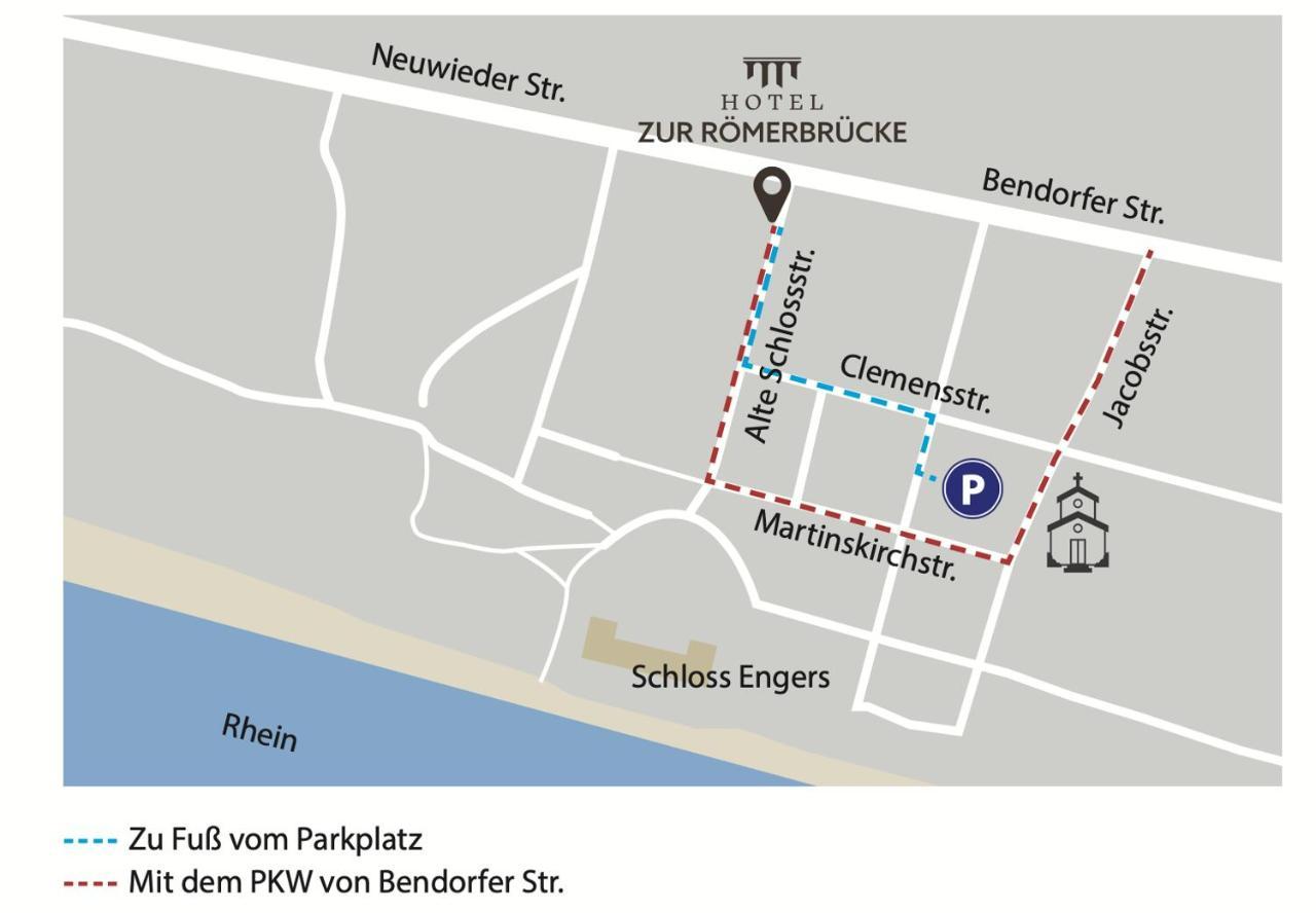 Hotel Zur Roemerbruecke Neuwied Kültér fotó